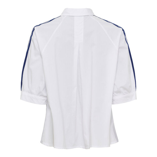 MARTA DU CHATEAU - BAMBI SHIRT | WHITE/NAVY