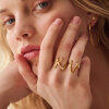 MAANESTEN - ALPHABET RING | FORGYLDT