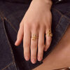 MAANESTEN - ALPHABET RING | FORGYLDT