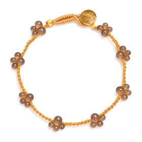 IBU JEWELS - BRACELET PIPPY PAW | SMOKY QUARTZ