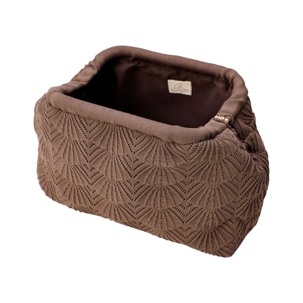 PICO - SHELLY CLUTCH | BROWN