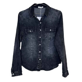 CABANA LIVING - STORMY SKJORTE | BLACK DENIM