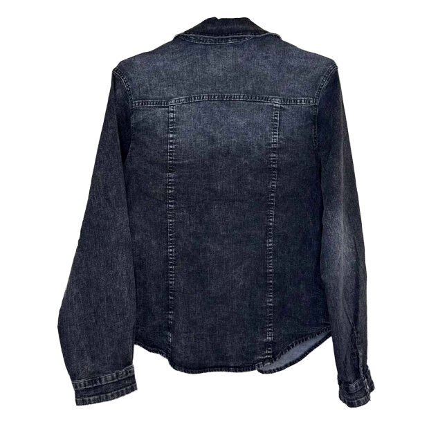 CABANA LIVING - STORMY SKJORTE | BLACK DENIM
