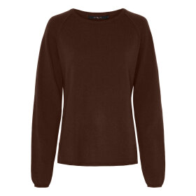 BTF CPH - MIA CASHMERE PULLOVER | CHOCOLATE BROWN