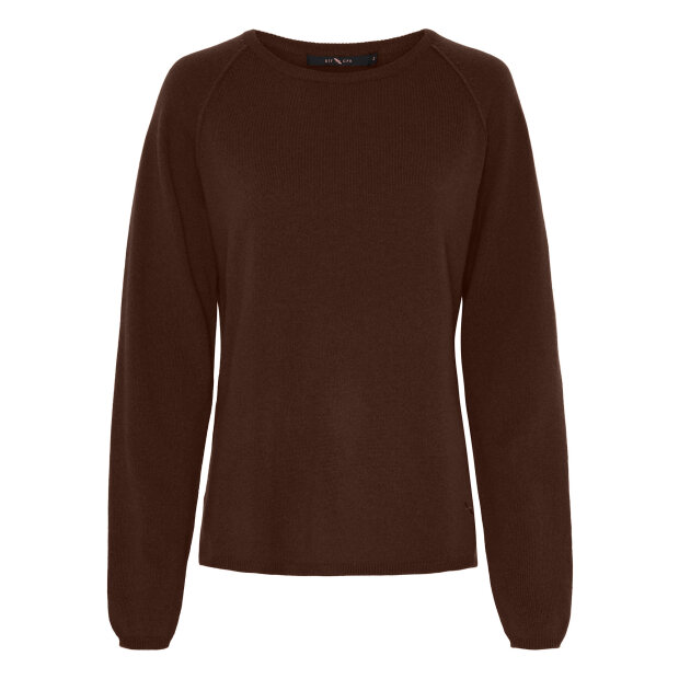 BTF CPH - MIA CASHMERE PULLOVER | CHOCOLATE BROWN