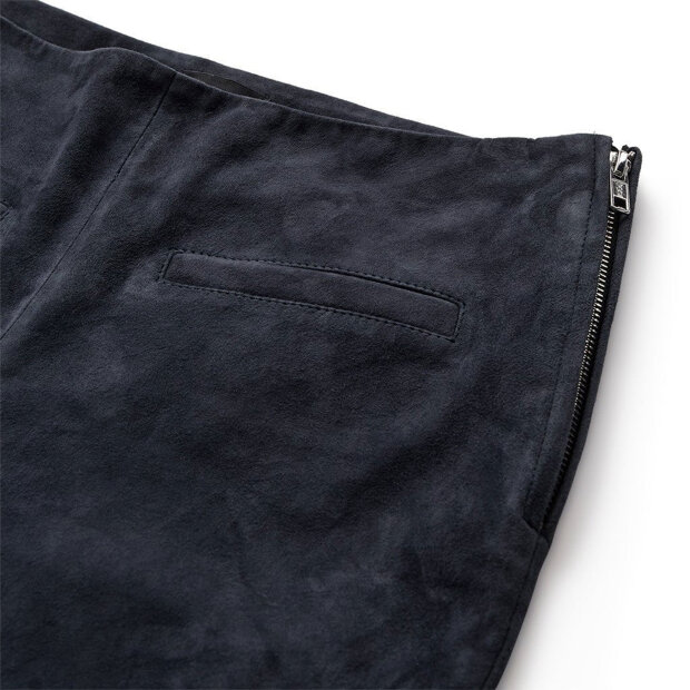 DEPECHE - AVA HW SUEDE 7/8 PANTS | OCEAN