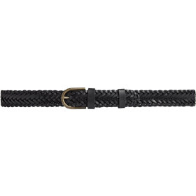 DEPECHE - JEANS BÆLTE | BLACK/BRASS