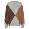 SECOND FEMALE - FORCA KNIT V-NECK | LIGHT GREY MELANGE SECOND FEMALE - FORCA KNIT V-NECK | LIGHT GREY MELANGE