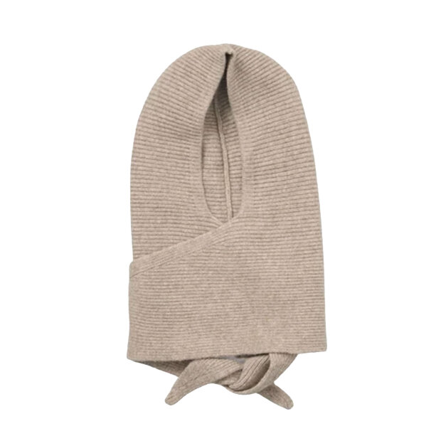 BECK SØNDERGAARD - TIE BALACLAVA | SIMPLY TAUPE BEIGE