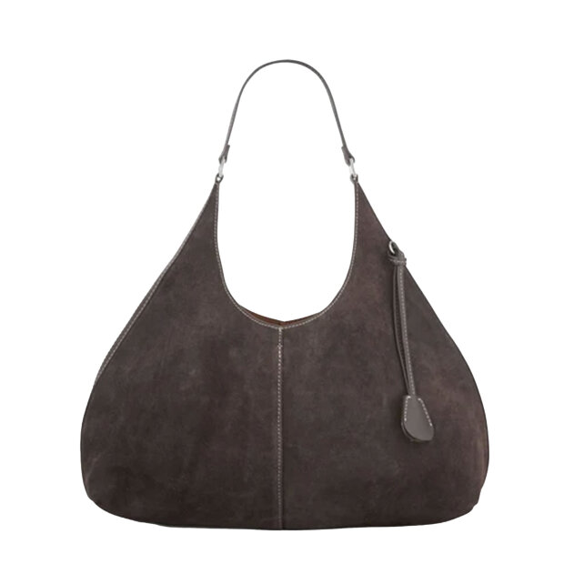 BECK SØNDERGAARD - SUEDE SHAE BAG | CHOCOLATE TORTE