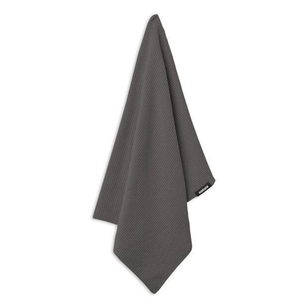 HUMDAKIN - KNITTED KITCHEN TOWEL | STEEL GREY