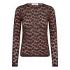 CO COUTURE - PENOLA O-NECK BLOUSE | BROWN CO COUTURE - PENOLA O-NECK BLOUSE | BROWN