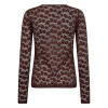 CO COUTURE - PENOLA O-NECK BLOUSE | BROWN CO COUTURE - PENOLA O-NECK BLOUSE | BROWN
