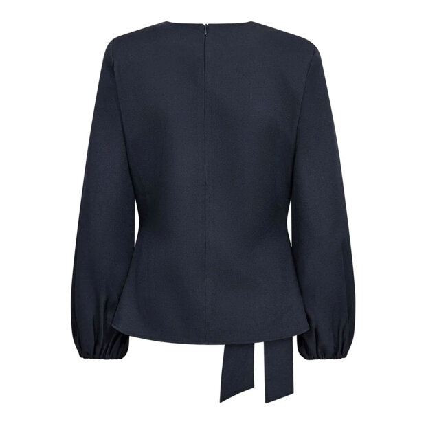 CO COUTURE - LUNA TIE BLOUSE | NAVY