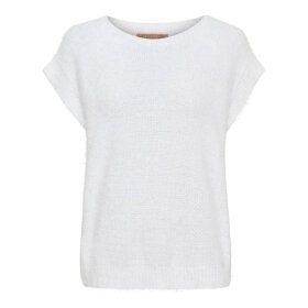 MARTA DU CHATEAU - LAYA KNIT VEST | WHITE