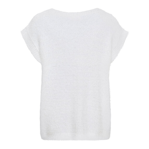 MARTA DU CHATEAU - LAYA KNIT VEST | WHITE