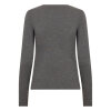 LEVETE ROOM - JOSEPHINE 1 BLUSE | DARK GREY MELANGE LEVETE ROOM - JOSEPHINE 1 BLUSE | DARK GREY MELANGE