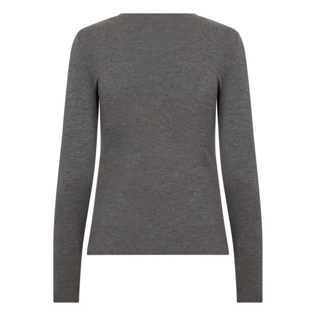 LEVETE ROOM - JOSEPHINE 1 BLUSE | DARK GREY MELANGE