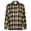 NEO NOIR - DALMA FLANNEL CHECK SHIRT | ARMY