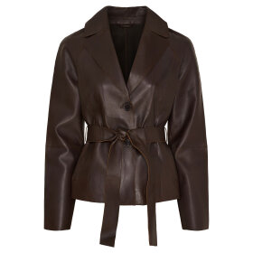 BTF CPH - LOTTE LEATHER JACKET | DARK TRUFFLE