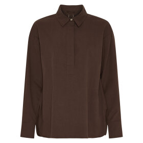 NOTYZ - MELBOURNE BLOUSE | CHOCOLATE
