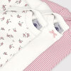 PETIT BATEAU - 3-PAK BODY LS M/RUND HALS | FLORAL/STRIB/HVID