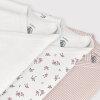 PETIT BATEAU - 3-PAK BODY LS M/KRYDSLUK | FLORAL/STRIB/HVID