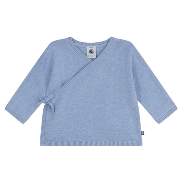 PETIT BATEAU - WRAPOVER CARDIGAN ULD/BOMULD | POLAIRE