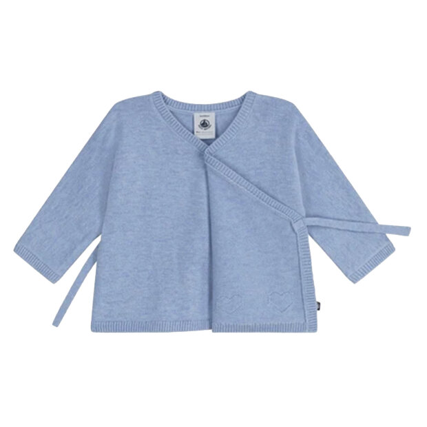 PETIT BATEAU - WRAPOVER CARDIGAN ULD/BOMULD | POLAIRE