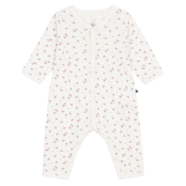 PETIT BATEAU - HELDRAGT U/FØDDER | MARSHMALLOW/FLORAL