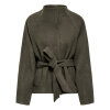 JDY - BLAKE SHORT BELT JACKET | BLACK OLIVE JDY - BLAKE SHORT BELT JACKET | BLACK OLIVE