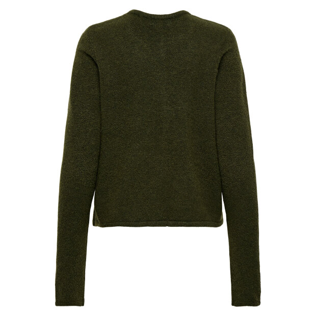 JDY - RUE L/S ONEBUTTON CARDIGAN | DARK OLIVE
