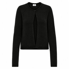JDY - RUE L/S ONEBUTTON CARDIGAN | BLACK