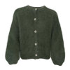 BLACK COLOUR - BJOERK KNIT CARDIGAN | ARMY BLACK COLOUR - BJOERK KNIT CARDIGAN | ARMY