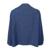 BLACK COLOUR - CAREY RAGLAN SHIRT BLOUSE | DENIM