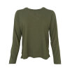 BLACK COLOUR - MAY LS TEE | ARMY BLACK COLOUR - MAY LS TEE | ARMY