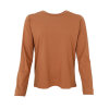 BLACK COLOUR - MAY LS TEE | CAMEL