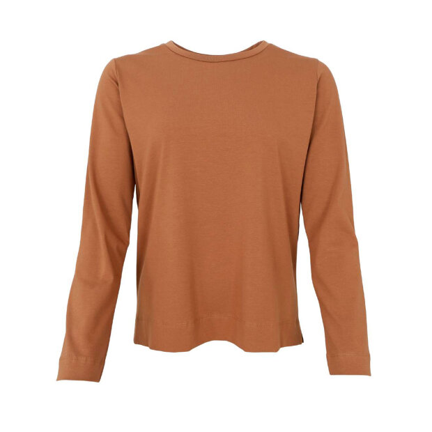 BLACK COLOUR - MAY LS TEE | CAMEL