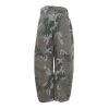 BLACK COLOUR - AILA BARREL PANTS | ARMY CAMOUFLAGE BLACK COLOUR - AILA BARREL PANTS | ARMY CAMOUFLAGE