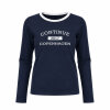 CONTINUE COPENHAGEN - DEA T-SHIRT LONG SLEVE | NAVY BLUE