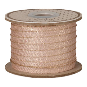 MAILEG - BÅND - LYSE ROSA/GULD MAILEG - BÅND - LYSE ROSA/GULD