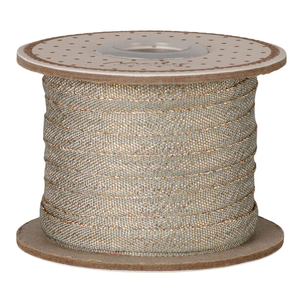 MAILEG - BÅND - MINT/GULD