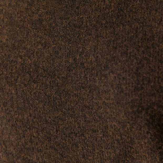 AMERICAN VINTAGE - OUITY SWEATER | CHOCO MELANGE
