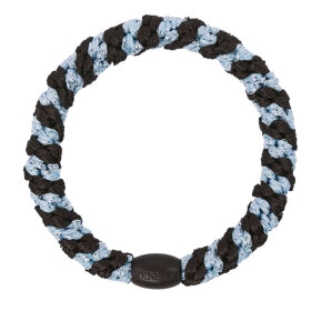 BON DEP - KKNEKKI HÅRELASTIK | BROWN SEABLUE GLITTER STRIPE