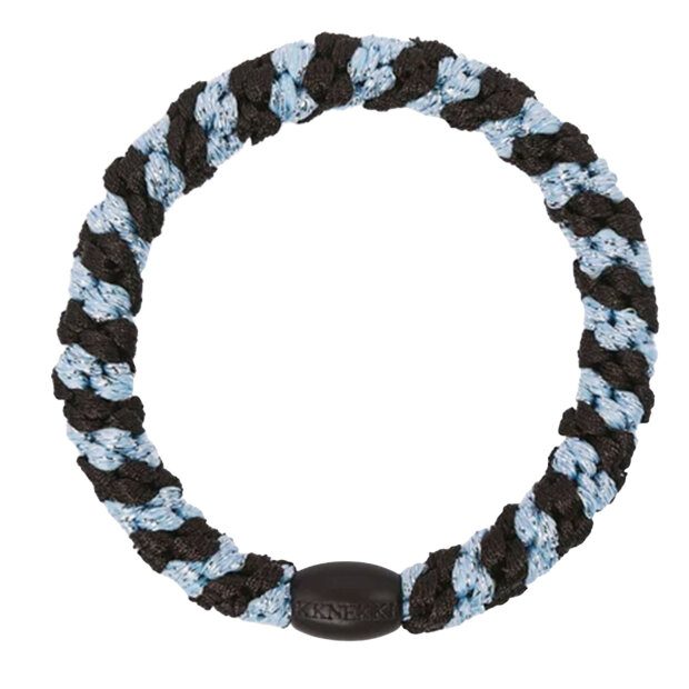 BON DEP - KKNEKKI HÅRELASTIK | BROWN SEABLUE GLITTER STRIPE