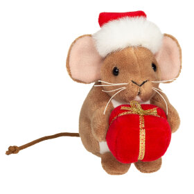 TEDDY HERMANN - JULEMUS M/JULEGAVE 11CM