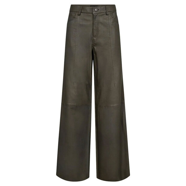 DEPECHE - BOA SKINDBUKSER WIDE LEG | KHAKI