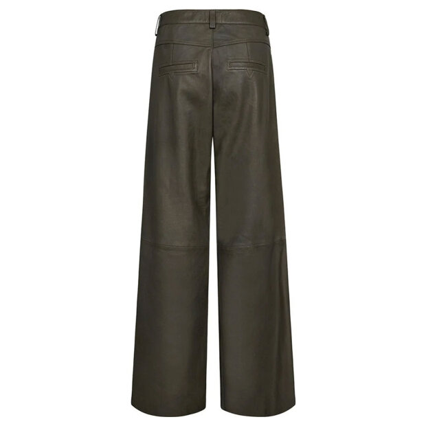 DEPECHE - BOA SKINDBUKSER WIDE LEG | KHAKI