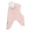 HUTTELIHUT - BALACLAVA WOOL ALPACA POMPOMS | ROSE SMOKE HUTTELIHUT - BALACLAVA WOOL ALPACA POMPOMS | ROSE SMOKE