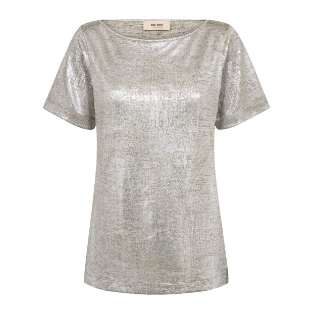 MOS MOSH - NIVA O-SS METALLIC TEE | SILVER